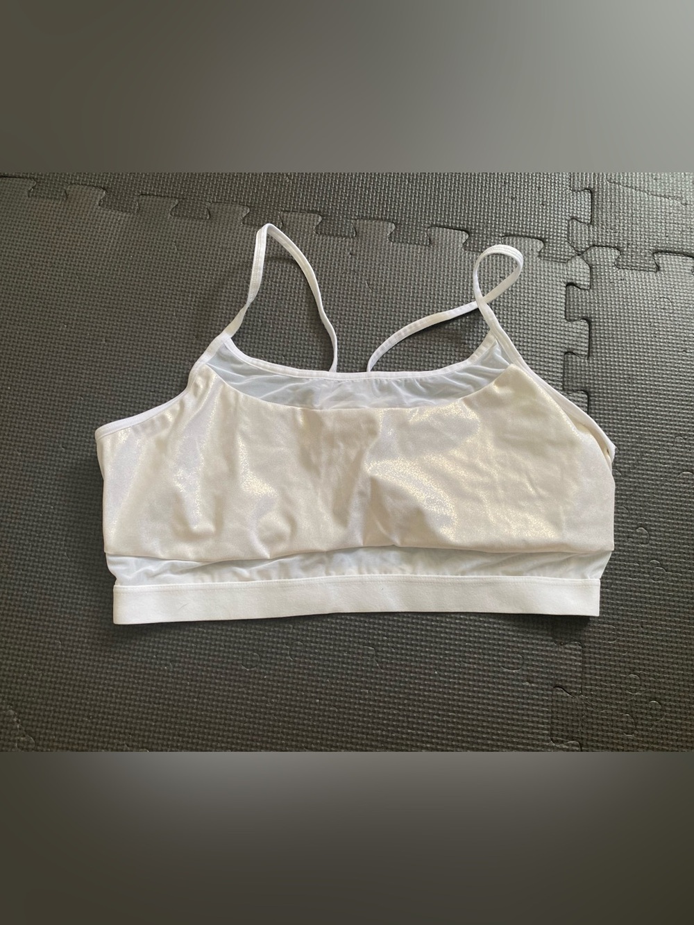 VS glitter sports bra, L